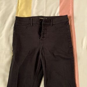 Black Express flare leg jeans